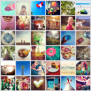 neues design instagram collage