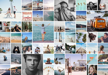 Fotocollage Mosaik Instagram