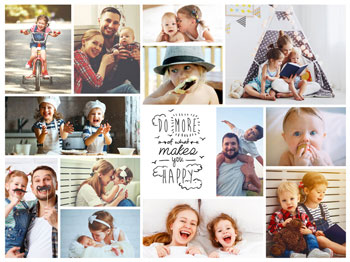 Fotocollage Mosaik