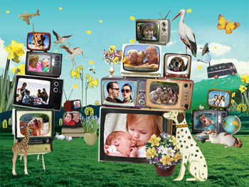 Vintage-Fernseher