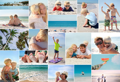 Collage Urlaub
