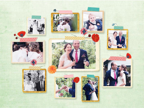 Easycollage Inspiration Hochzeitsfoto Collage